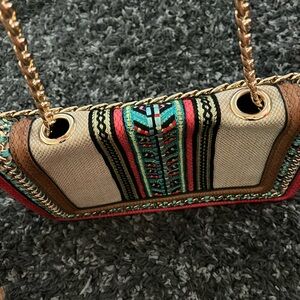 Colorful western crossbody bag